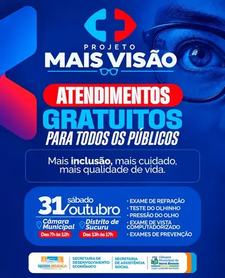 Sua visão merece esse cuidado!