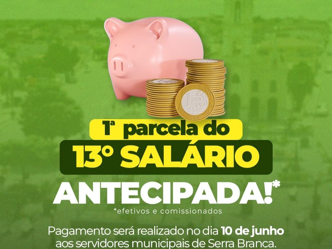 Prefeitura de Serra Branca antecipa...