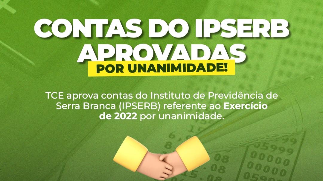 IPSERB tem contas referentes ao...