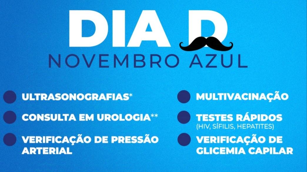 NOVEMBRO AZUL: Secretaria de Saúde de Serra Branca terá dia D voltado para os cuidados com o homem