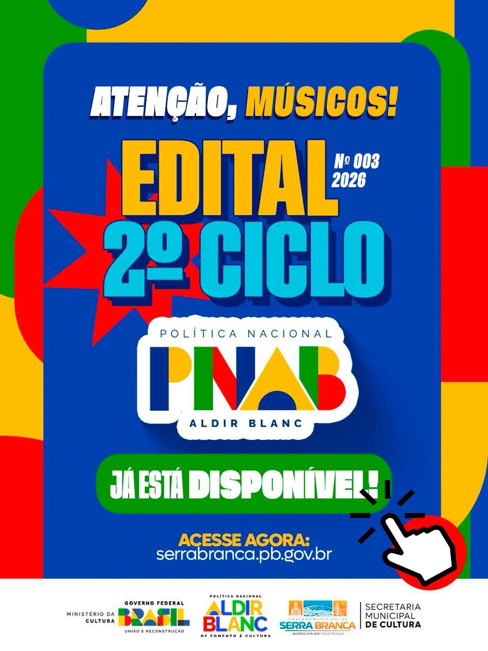 FORMULÁRIO OFICIAL DE DESCRIÇÃO DE PROJETOS CULTURAIS E INDICAÇÃO