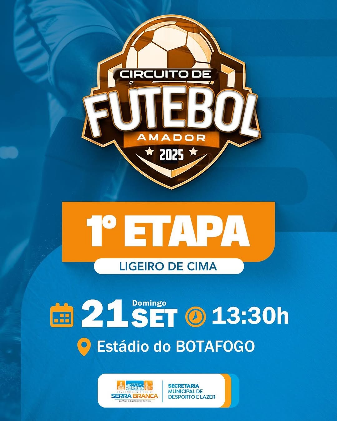 Serra Branca: Circuito de Futebol Amador 2025 tem início neste domingo em Ligeiro de Cima