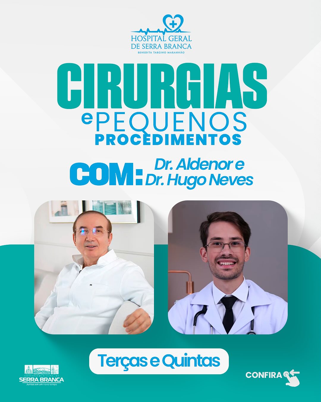 Prefeitura de Serra Branca amplia oferta de cirurgias e pequenos procedimentos no Hospital Geral